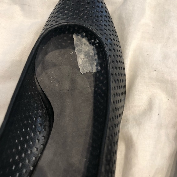 Stuart Weitzman Sable Pumps Black Perforated Leather Heels